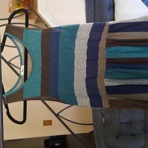 Stripped dress with pockets